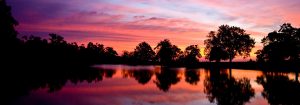 Sunset at POSTOAK Lodge & Retreat