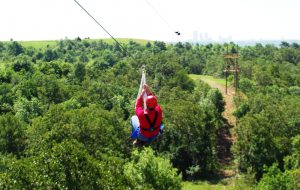 Zip Line Participant